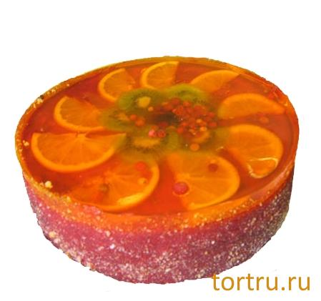 Торт "Бисквитно-фруктовый", ТВА, кондитерская фабрика, Москва