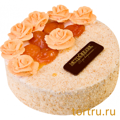 Торт "Абрикосовый крем", кондитерская фабрика Метрополис