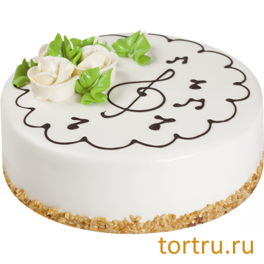 Торт "Клавиша (белая)", кондитерская фабрика Метрополис Торт "Клавиша (белая)", кондитерская фабрика Метрополис
