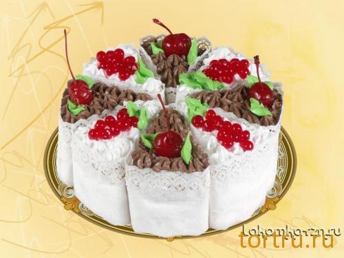 Торт "Йогуртовый (порционный)", кондитерский цех Лакомка, Рязань