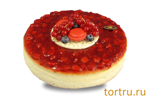 Торт "Чиз-кейк Калифорния с клубникой", кондитерская Крем Роял, Москва Торт "Чиз-кейк Калифорния с клубникой", кондитерская Крем Роял, Москва