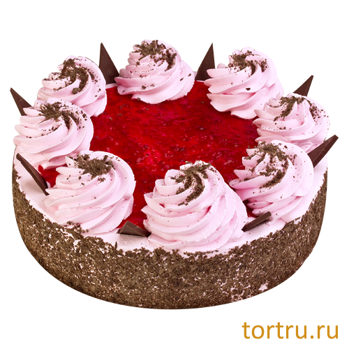 Торт "Творожно-малиновый", кондитерская фабрика Метрополис