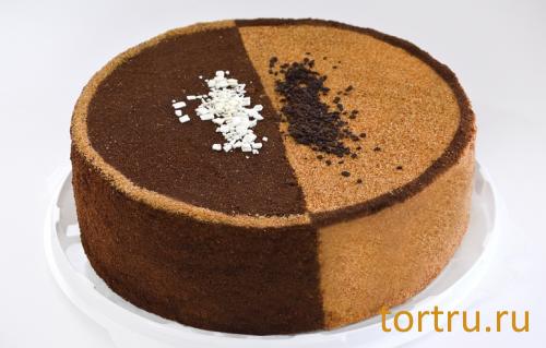 Торт "День и ночь", кондитерский дом Богатырь, Боровск Торт "День и ночь", кондитерский дом Богатырь, Боровск