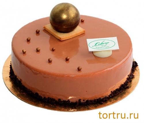 Торт "Карамельный с грушей", Леберже, Leberge, кондитерская