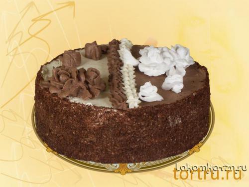 Торт "День и ночь", кондитерский цех Лакомка, Рязань