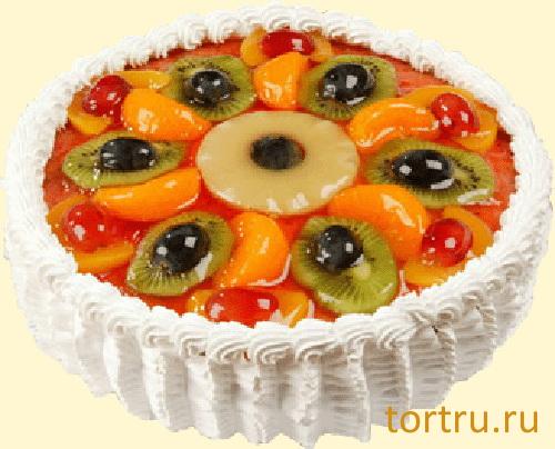 Торт "Фруктовая услада", Хлебокомбинат "Пролетарец", Москва