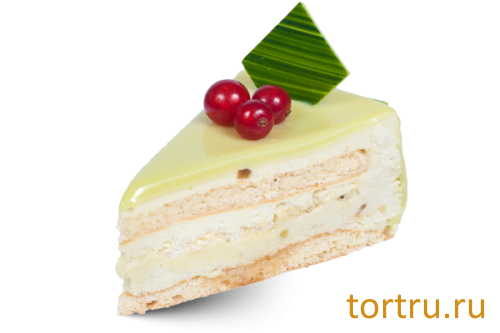 Торт "Фисташковый с безе", кондитерская Крем Роял, Москва Торт "Фисташковый с безе", кондитерская Крем Роял, Москва