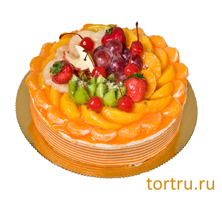 Торт "Мусс Апельсин", французская кондитерская Шантимэль, Москва