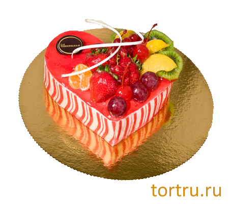 Торт "Мусс Клубничное сердце", французская кондитерская Шантимэль, Москва Торт "Мусс Клубничное сердце", французская кондитерская Шантимэль, Москва