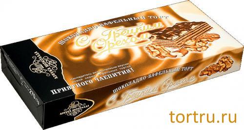 Торт Шоколадно-Вафельный "С грецким орехом", кондитерская фабрика Азбука Шоколада, Москва