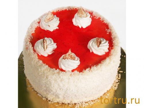 Торт "Клубнично-ванильный", кондитерский дом Богатырь, Боровск