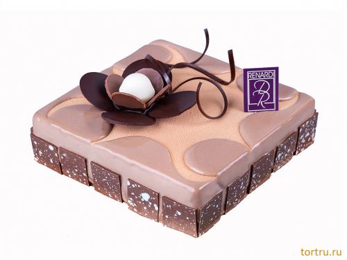Торт "Три шоколада сырный", Кондитерский дом Renardi, Москва Торт "Три шоколада сырный", Кондитерский дом Renardi, Москва