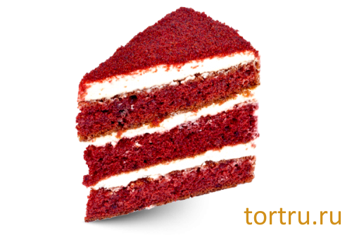 Торт "Красный бархат", кондитерская Крем Роял, Москва