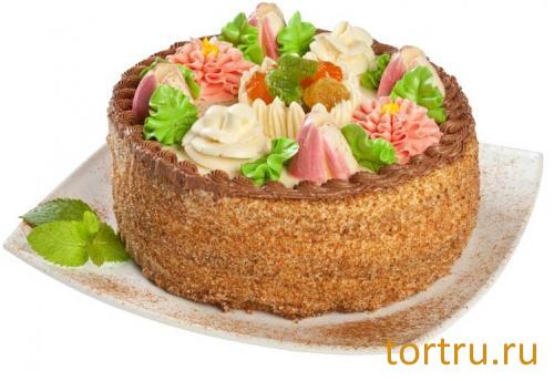 Торт "Бисквитно-кремовый", комбинат Добрынинский, Москва