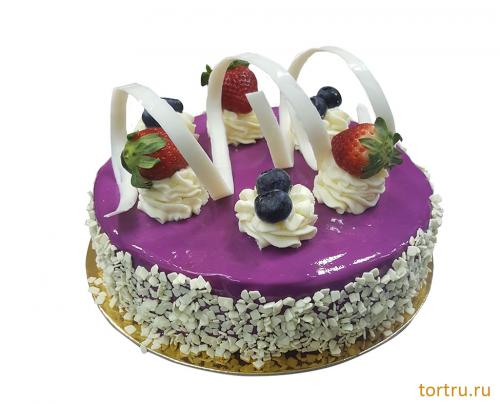 Торт "Кремчиз черничный", кондитерская DolceVita, Дмитров
