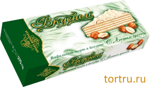 Торт Вафельный "В йогурте с лесным орехом", кондитерская фабрика Азбука Шоколада, Москва Торт Вафельный "В йогурте с лесным орехом", кондитерская фабрика Азбука Шоколада, Москва