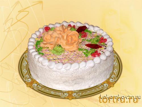 Торт "Летний", кондитерский цех Лакомка, Рязань