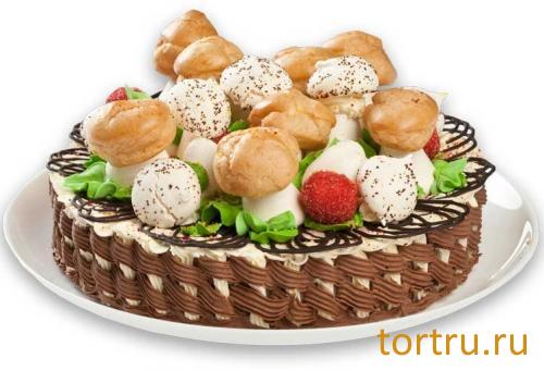 Торт "Лукошко с грибами", комбинат Добрынинский, Москва Торт "Лукошко с грибами", комбинат Добрынинский, Москва