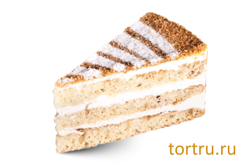 Торт "Медовик сметанный", кондитерская Крем Роял, Москва