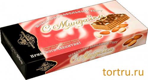 Торт Шоколадно-Вафельный "С миндалём", кондитерская фабрика Азбука Шоколада, Москва Торт Шоколадно-Вафельный "С миндалём", кондитерская фабрика Азбука Шоколада, Москва