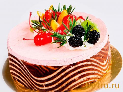 Торт "Онтроме Вишня", Онтроме, кафе-кондитерская, Санкт-Петербург Торт "Онтроме Вишня", Онтроме, кафе-кондитерская, Санкт-Петербург