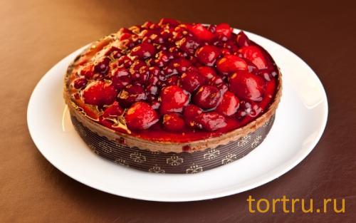 Торт "Пай творожно-вишневый", кондитерская Ваниль