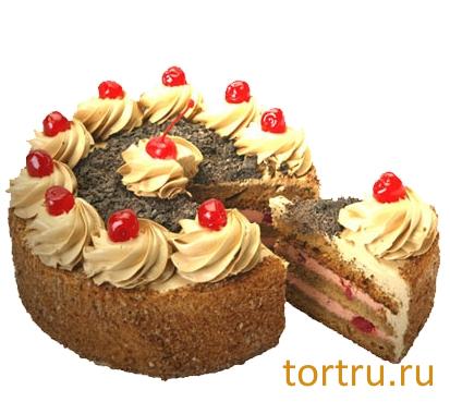 Торт "Пьяная вишня", ТВА, кондитерская фабрика, Москва