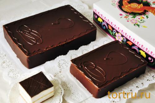 Торт "Птичье молоко", На блюдечке, Зеленоград