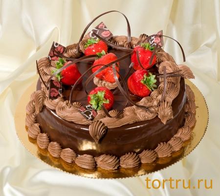 Торт "Сахаркейк Клубника", французская кондитерская Шантимэль, Москва