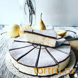 Торт "Рикотта с Грушей", булочная кондитерская "За Мечтой" Торт "Рикотта с Грушей", булочная кондитерская "За Мечтой"