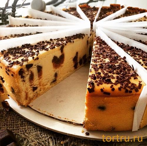 Торт "Чизкейк с шоколадной крошкой", булочная кондитерская "За Мечтой"