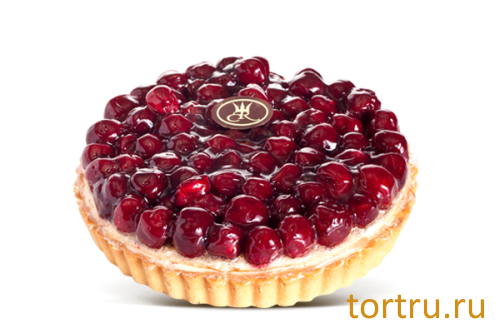 Торт "Творожный с вишней", кондитерская Крем Роял, Москва