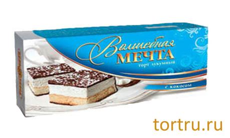Торт "Снежана с кокосовой стружкой", Хлебозавод №28, Зеленоград