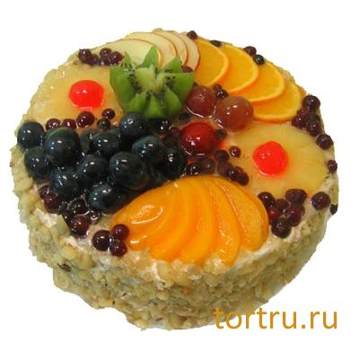 Торт "Фруктовый соблазн", ТВА, кондитерская фабрика, Москва