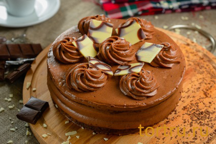 Торт "Три шоколада", кондитерская Ваниль