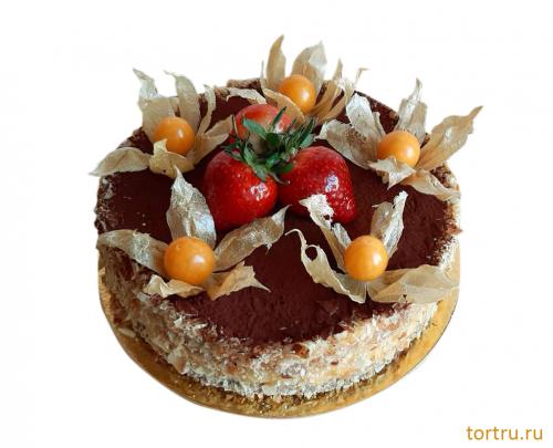 Торт "Тирамису с малиной", кондитерская DolceVita, Дмитров Торт "Тирамису с малиной", кондитерская DolceVita, Дмитров