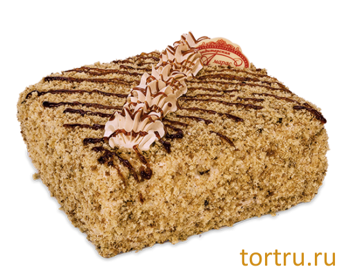 Торт "Медок карамельный", кондитерская фабрика Амарас, Москва