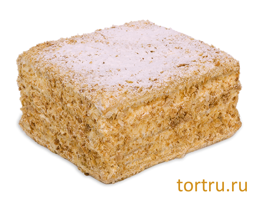 Торт "Слоеный с кремом", кондитерская фабрика Амарас, Москва