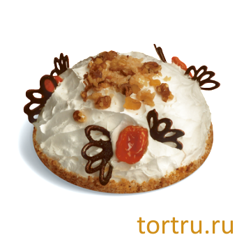 Торт "Домашний сметанный с абрикосом и грецкими орехами", кондитерская фабрика Сластёна, Чебоксары