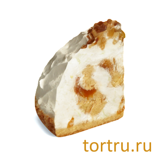 Торт "Домашний сметанный с абрикосом и грецкими орехами", кондитерская фабрика Сластёна, Чебоксары