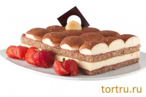 Торт "Тирамису Клубничный", Кристоф, кондитерская фабрика десертов, Санкт-Петербург