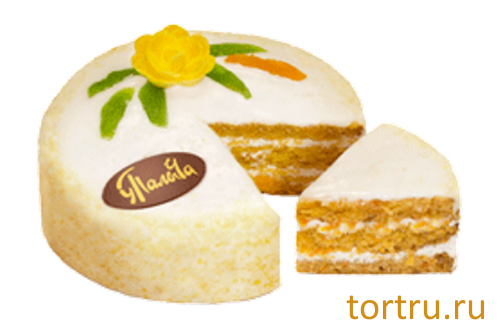 Торт "Постный (с морковью и персиками)", У Палыча