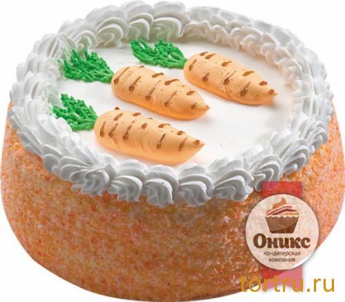 Торт "Постный морковный с персиком", Оникс