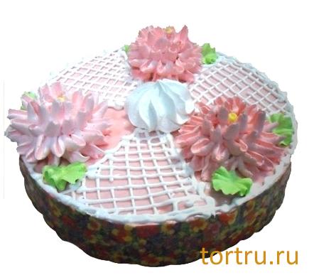 Торт "Хризантема", ТВА, кондитерская фабрика, Москва