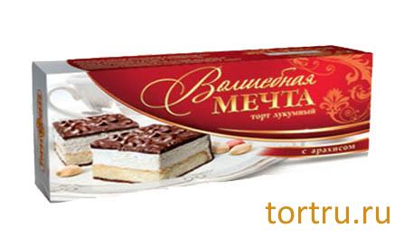 Торт "Ярославна с арахисом в шоколаде", Хлебозавод №28, Зеленоград