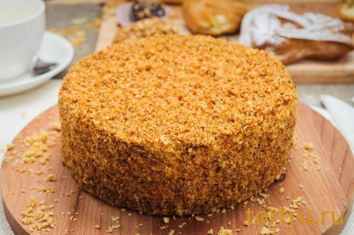 Торт "Медовик", кондитерская Ваниль