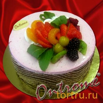 Торт "Онтроме Вишня", Онтроме, кафе-кондитерская, Санкт-Петербург