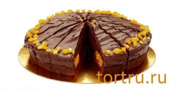 Торт "Шоколадно-апельсиновый", Кристоф, кондитерская фабрика десертов, Санкт-Петербург