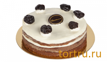 Торт "Сметанник с черносливом", французская кондитерская Шантимэль, Москва