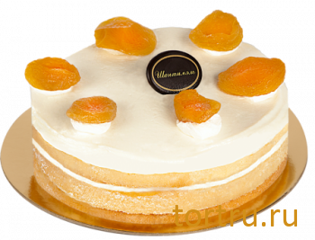 Торт "Сметанник с курагой", французская кондитерская Шантимэль, Москва